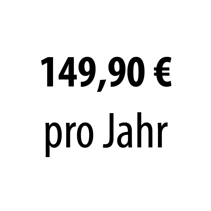 149,90 pro Jahr